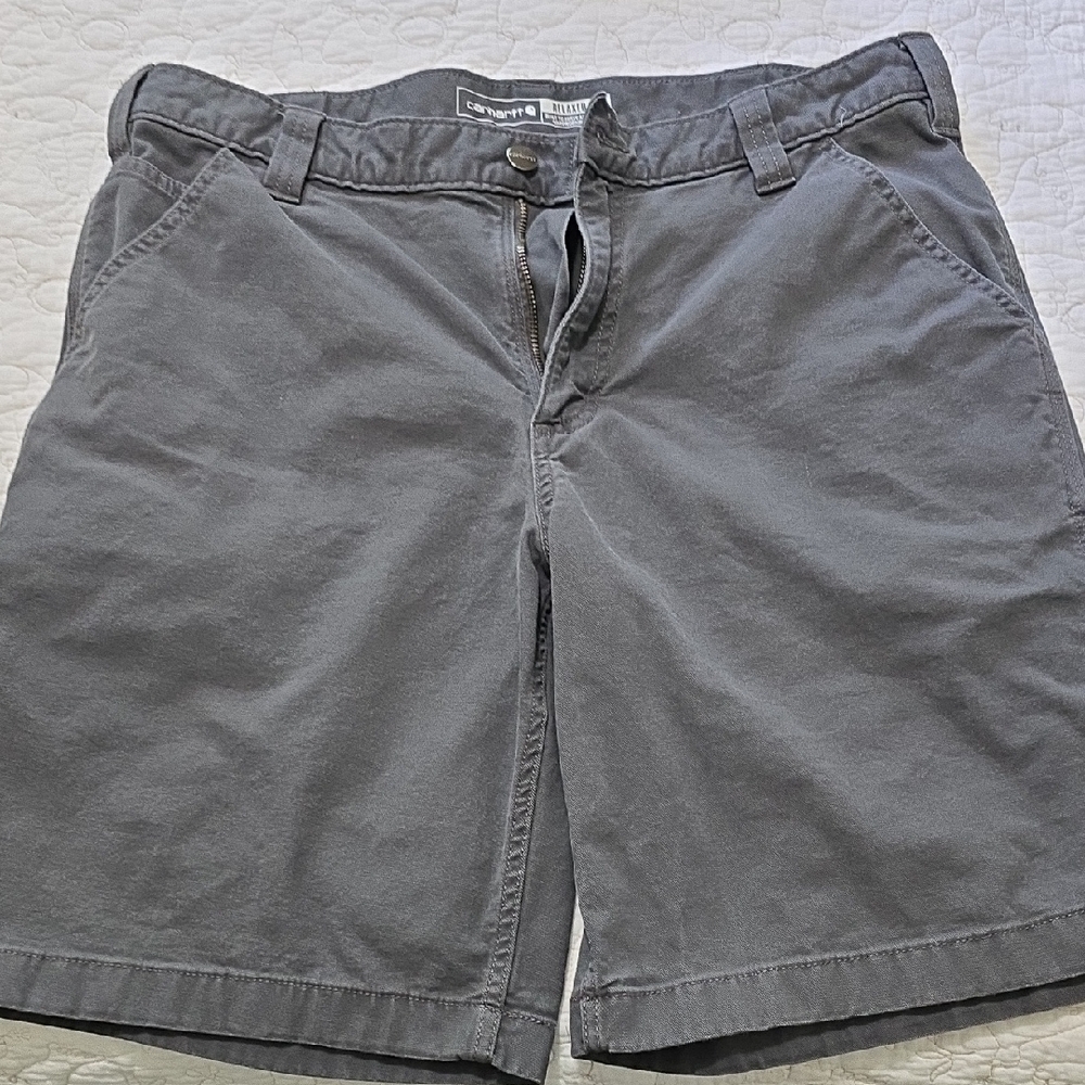 Carhartt Men's Slate Gray Flat Front Shorts